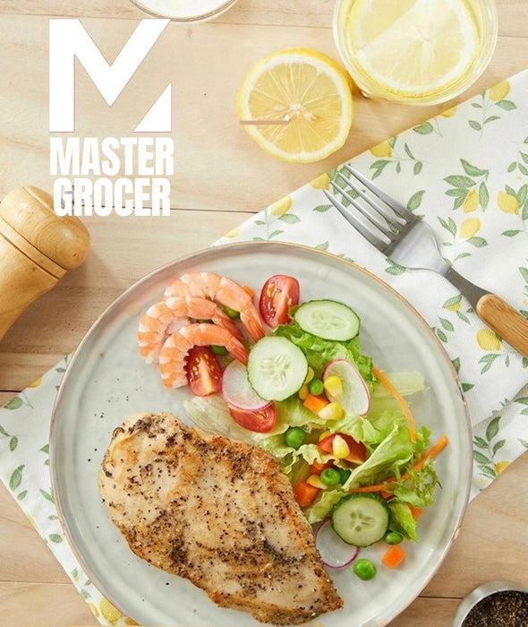 Master Grocer Fresh Marinated Chicken Breast – French Style Black Pepper Flavour  (Pan-Fry / Air-Fry Ready)