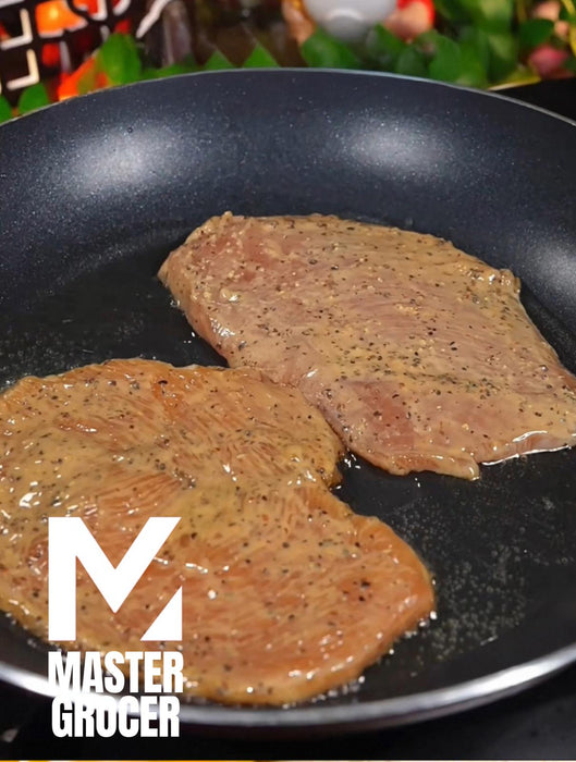 Master Grocer Fresh Marinated Chicken Breast – French Style Black Pepper Flavour  (Pan-Fry / Air-Fry Ready)