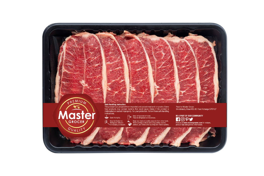 Master Grocer Beef Oyster Blade Sliced Korean BBQ Style 250g - Chilled