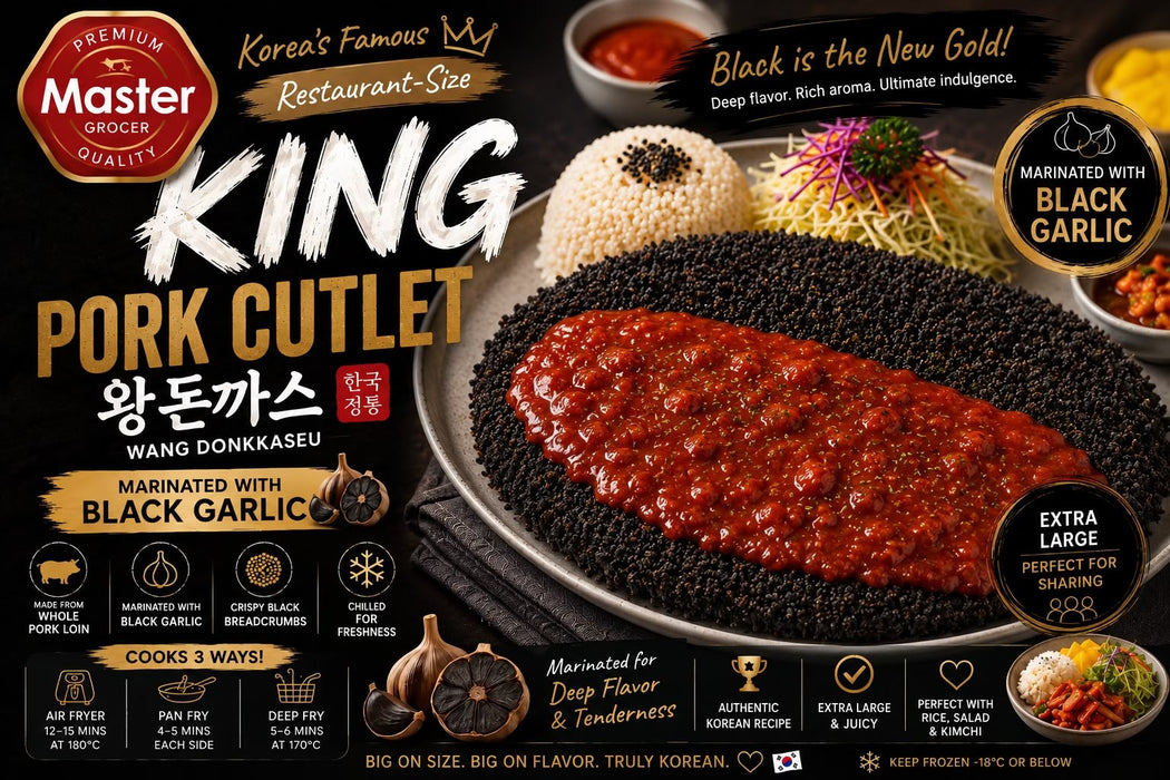 Master Grocer Black Garlic King Pork Cutlet (Wang Donkkaseu) 285G - Chilled