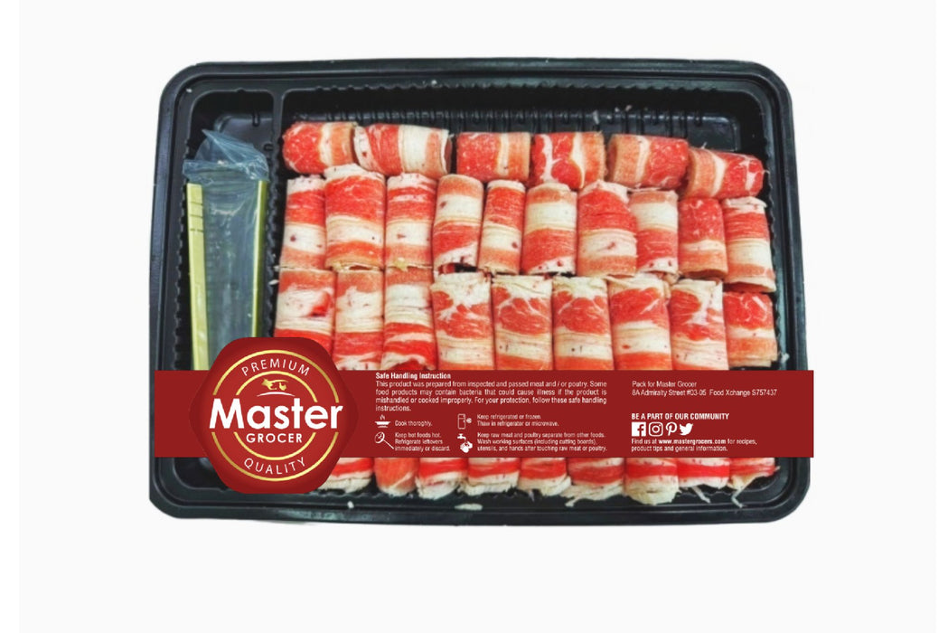 Master Grocer Hotpot Sliced Shortplate Rolled Shabu 250g - Frozen