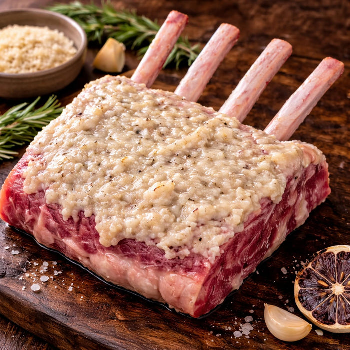 Master Grocer Japanese-Style Koji-Aged Grassfed Marinated Lamb Rack 400G – Chilled
