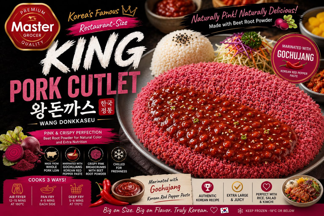 Master Grocer Gochujang King Pork Cutlet (Wang Donkkaseu) 285G - Chilled