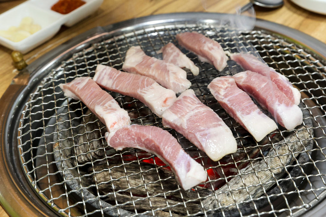 Master Grocer Moksal Pork Collar Sliced Korean BBQ Style 350g – Chilled