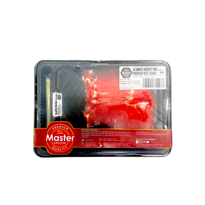 Ultimate Hotpot Trio Premium Beef Shabu 390g- Frozen