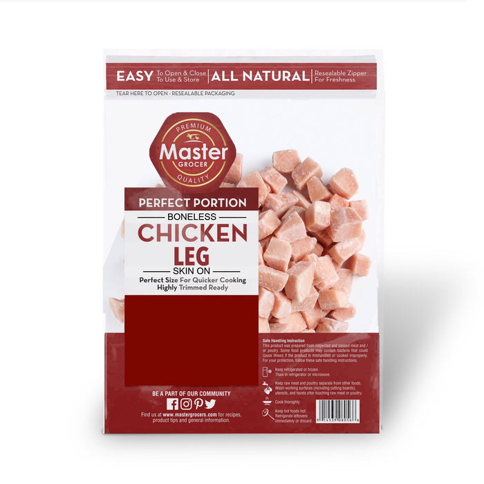 Master Grocer Chicken Leg Cube Boneless 500g - Frozen