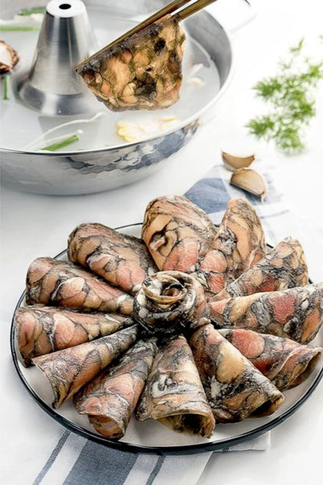 Master Grocer Black Silkie Chicken Shabu Slices 200g –Chilled