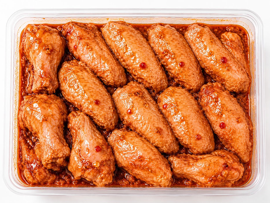 Master Grocer Singapore Zi Char Inspired Butter Marmite Marinated Chicken Wings Section 400G - Chilled