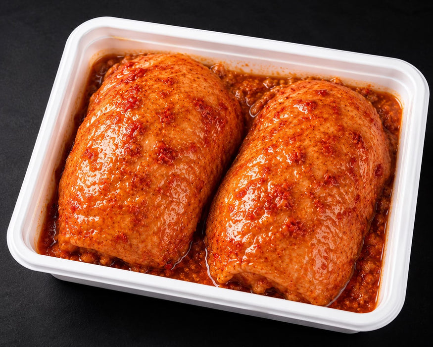 Master Grocer Singapore Zi Char Inspired Chilli Crab Marinated Chicken Leg 2PCS - Chilled
