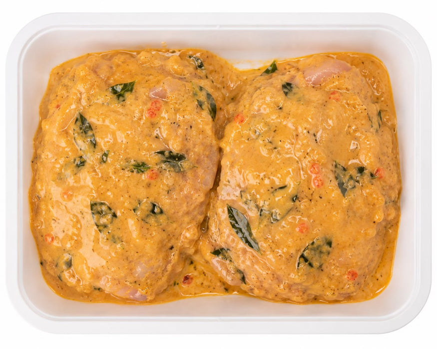 Master Grocer Singapore Zi Char Inspired Salted Egg Curry Leaf Marinated Chicken Leg 2PCS - Chilled