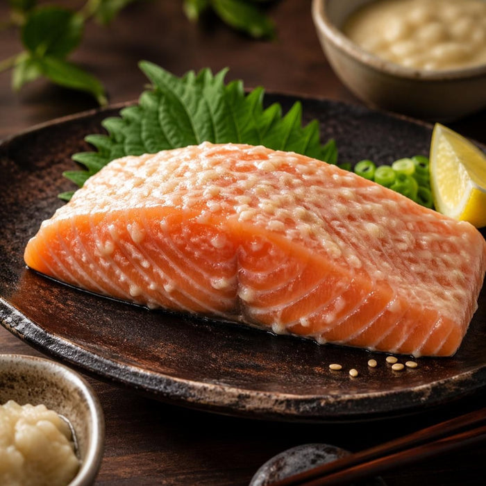 Master Grocer Japanese-Style Koji-Aged Grassfed Marinated Salmon 150G – Chilled