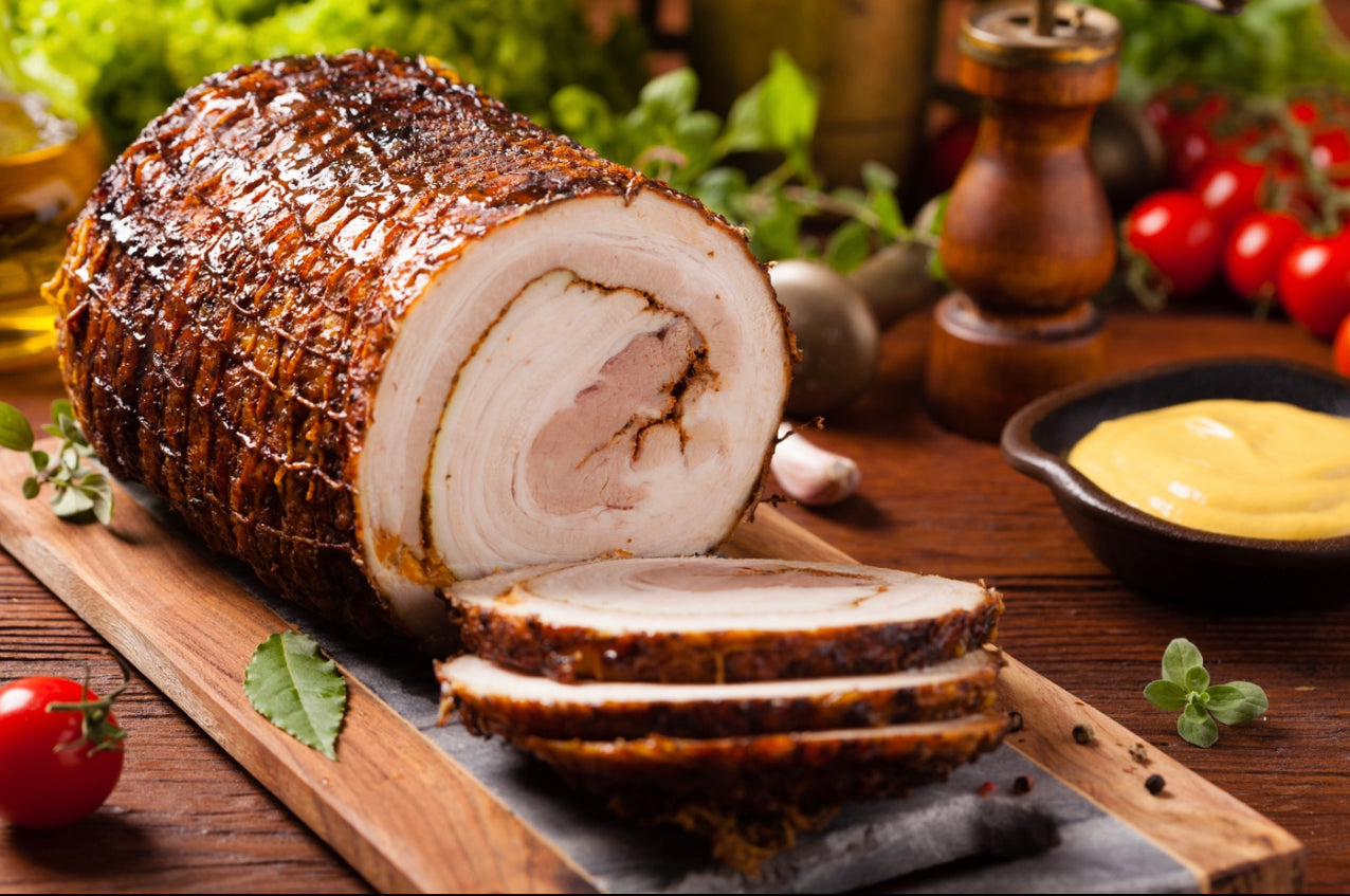 Stringed Meat Signature Taste Pork Belly Roast String Tie 1Kg - Chilled — Master Grocers