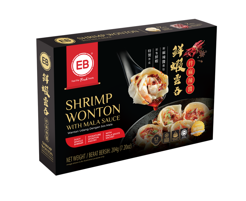 EB Shrimp Wonton with Mala Sauce - Master Grocer