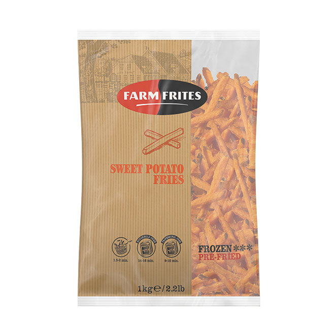 Farm Frite Sweet Potato Fries 1kg - Frozen