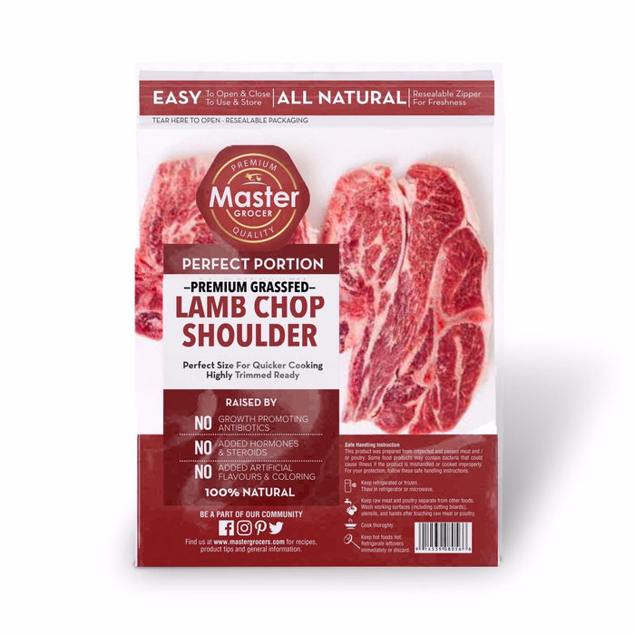 Australia Grassfed Lamb Shoulder Chop Bone In Individual - Frozen