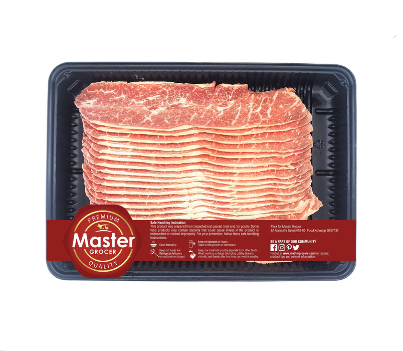 GrainFed Beef Shortrib Shabu 250g